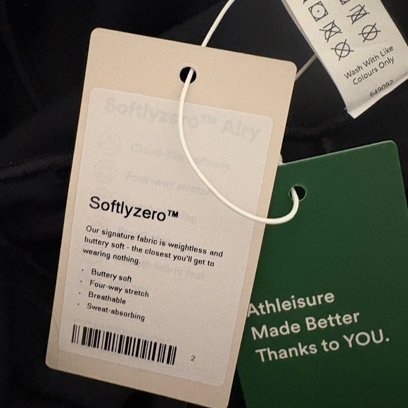 NWT Halara Softlyzero™ Crossover Pocket Plain Leggings-UPF50+ - Picture 8 of 8